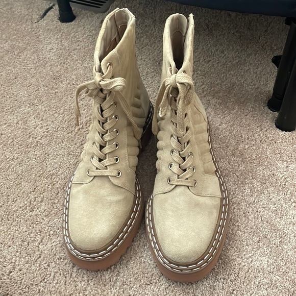 Vince Camuto x Fashion Jackson Suede Lace-Up Hiker Boots - Puchenie - Picture 3 of 3